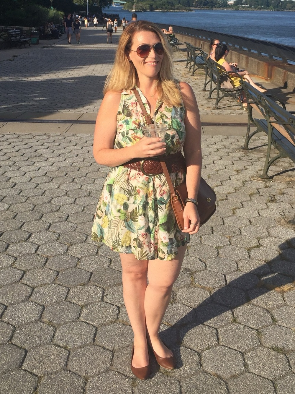 Mango Tropical Print Mini Dress - Multicolor